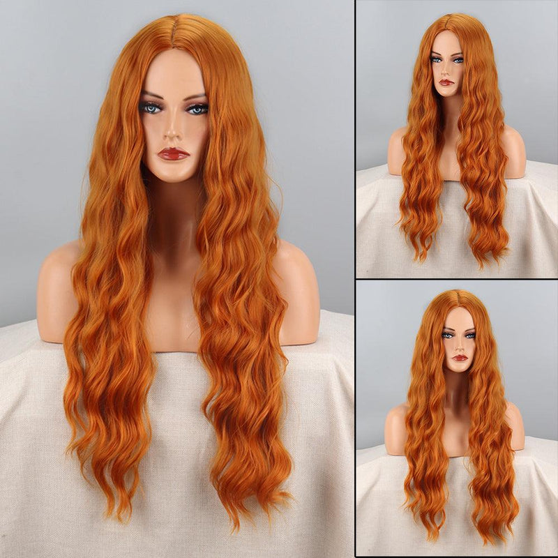 Peruca Lace Longa Ondulada Feminina Cabelo Natural