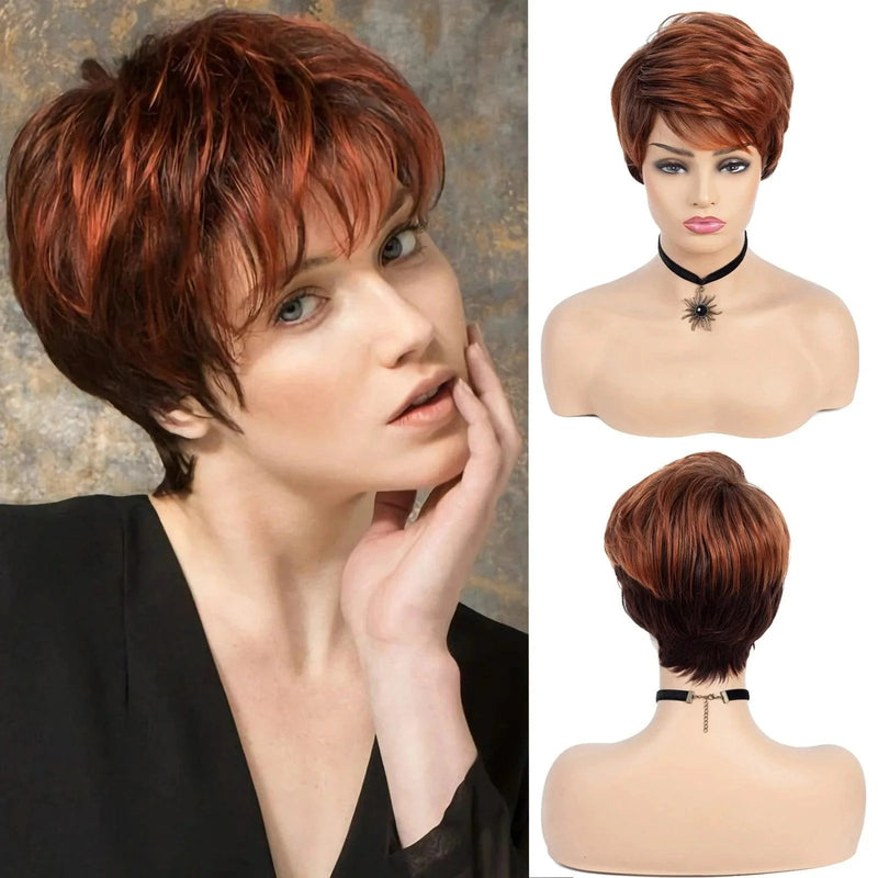 Peruca Feminina Curta Lisa Front Lace Premium Efeito Natural