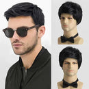 Peruca Masculina Lace Cabelo Natural Curto e Liso