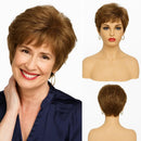 Peruca Feminina Curta Ondulada Lace Premium Cabelo Natural