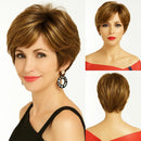 Peruca Feminina Curta Ondulada Lace Premium Cabelo Natural