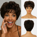 Peruca Feminina Curta Ondulada Lace Premium Cabelo Natural