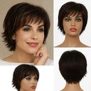 Peruca Feminina Curta Ondulada Lace Premium Cabelo Natural