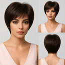 Peruca Feminina Curta Ondulada Lace Premium Cabelo Natural