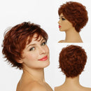 Peruca Feminina Curta Ondulada Lace Premium Cabelo Natural