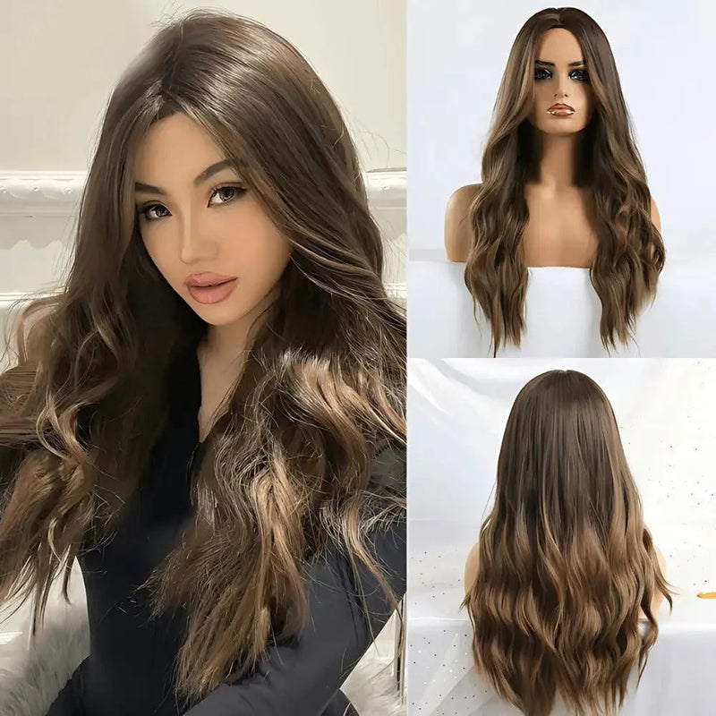 Peruca Lace Longa Feminina Natural Ondulada Fio Premium