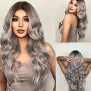 Peruca Feminina Lace Longa Ondulada Loira