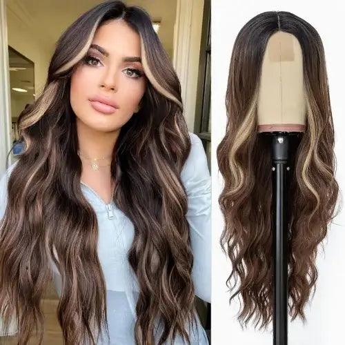 Peruca Cabelo Natural Longo em V