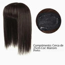 Topo de Cabelo Liso com Franja