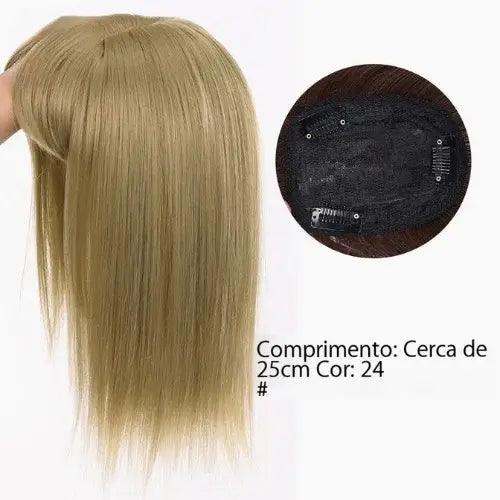 Topo de Cabelo Liso com Franja
