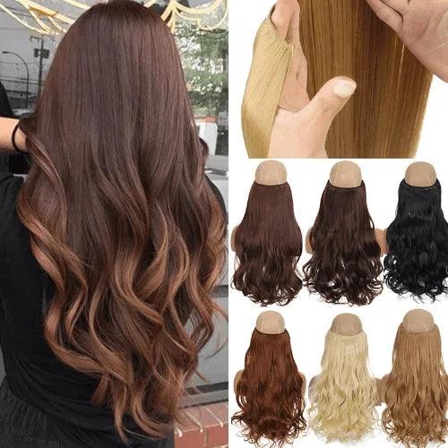 Extensão de Cabelo Natural com Fio Invisível