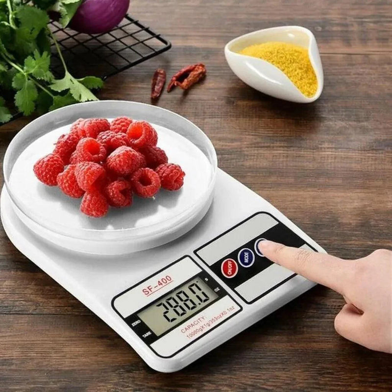 Balança de Cozinha Digital de 10kg com Tara