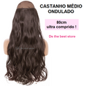 Magical Hair Extensor 80cm Liso e Ondulado