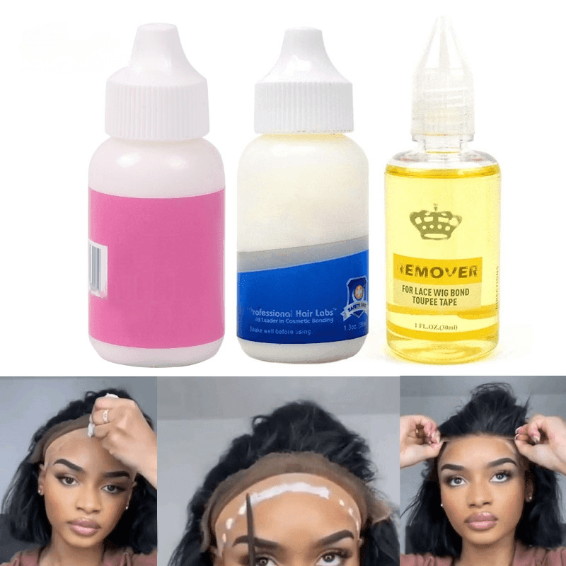 Cola para Lace e Removedor Profissional À Prova D'Água Longa Duração