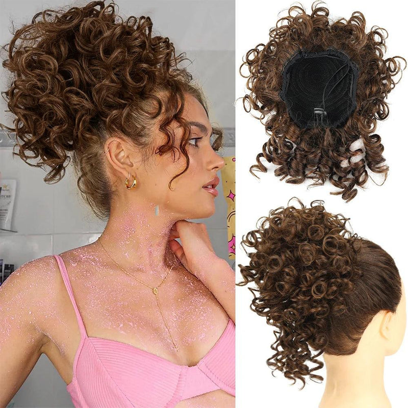 Aplique Coque de Cabelo Cacheado