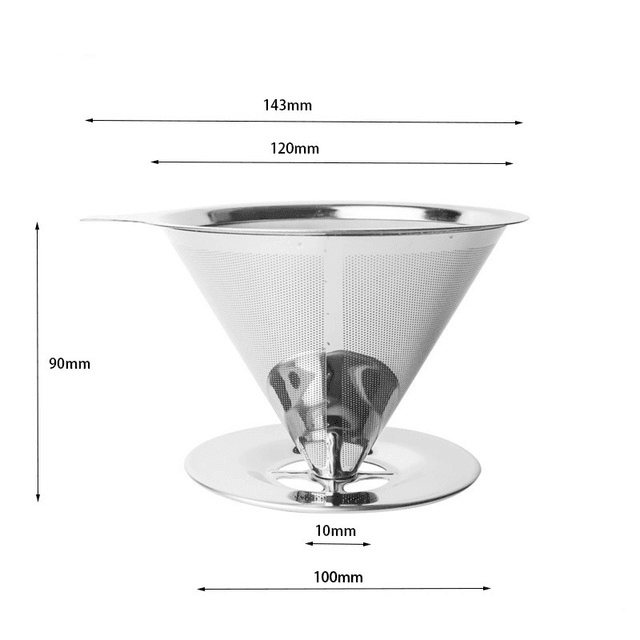 Filtro De Café Reutilizável Em Inox | Coador