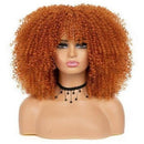 Peruca Black Power Curta Cacheada Volumosa Feminina