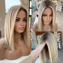 Lace Front 100% Cabelo Humano Curto Liso
