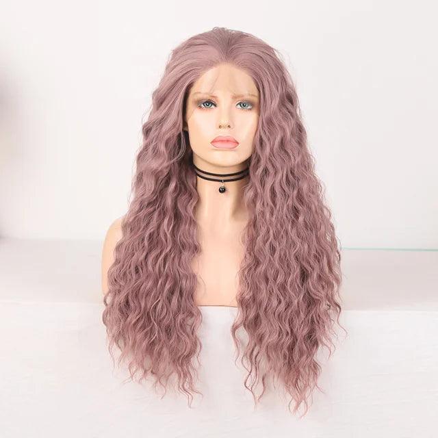 Lace Front Peruca Cacheada De Lado