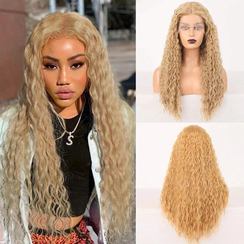 Lace Front Peruca Cacheada De Lado