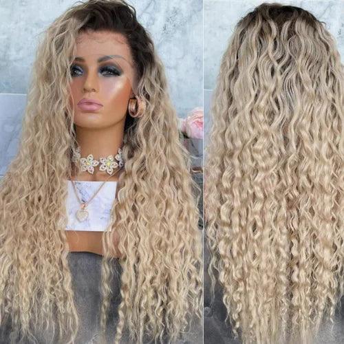 Lace Front Peruca Cacheada De Lado