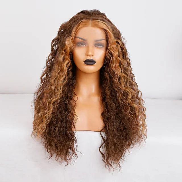 Lace Front Peruca Cacheada De Lado