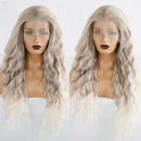 Peruca Lace Ondulada Longa Repartição Livre Natural