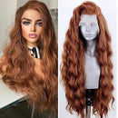 Peruca Lace Ondulada Longa Repartição Livre Natural