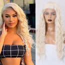 Peruca Lace Ondulada Longa Repartição Livre Natural