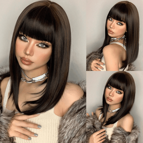 Peruca Chanel Lisa Feminina Lace Natural