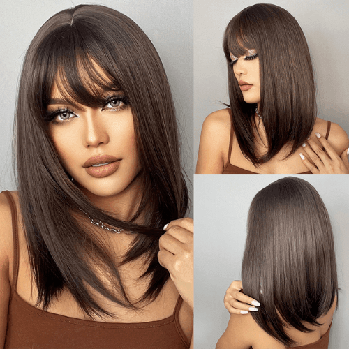 Peruca Chanel Lisa Feminina Lace Natural