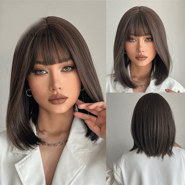 Peruca Chanel Lisa Feminina Lace Natural