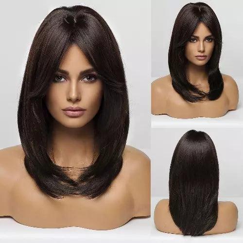 Peruca Lace Chanel Cabelo Natural Liso Feminina