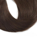 Lace Topo da Cabelo 100% Humano Liso com Franja Curto