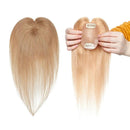 Lace Topo de Cabelo Invisível 100% Humano Liso