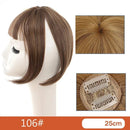 Lace Topo de Cabelo Invisível Liso com Franja