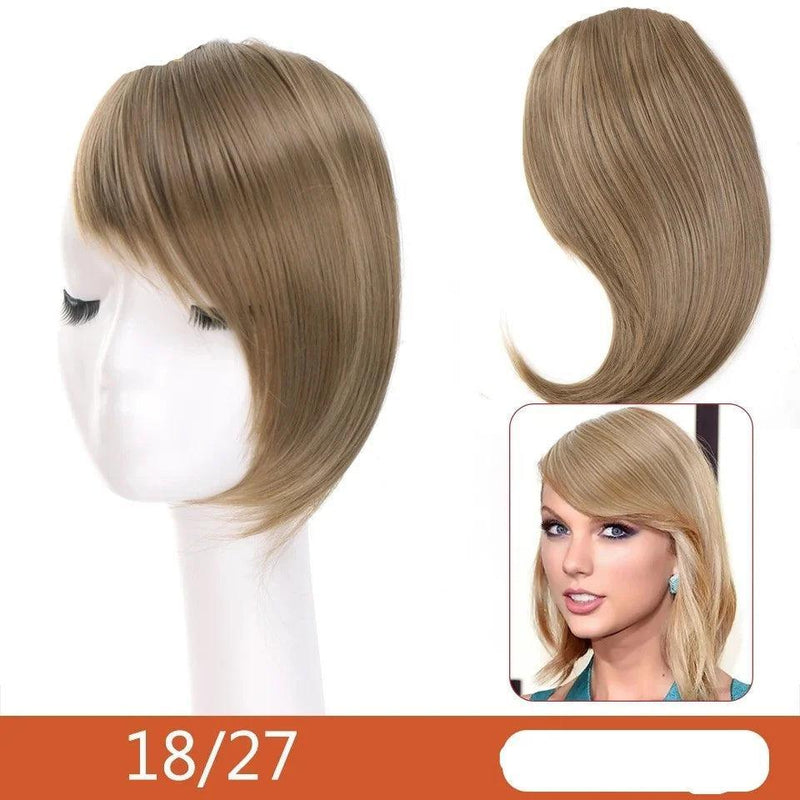 Lace Topo de Cabelo Invisível Liso com Franja
