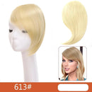 Lace Topo de Cabelo Invisível Liso com Franja