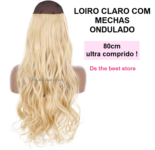 Magical Hair Extensor 80cm Liso e Ondulado