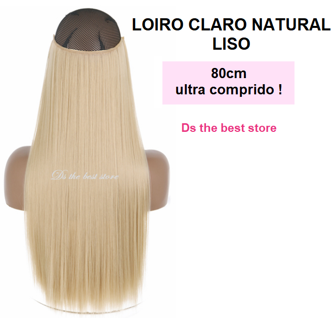 Magical Hair Extensor 80cm Liso e Ondulado