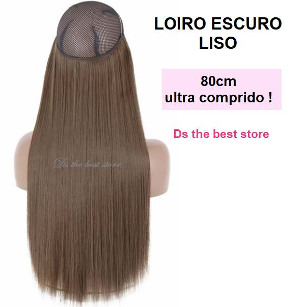 Magical Hair Extensor 80cm Liso e Ondulado