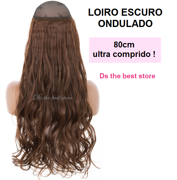 Magical Hair Extensor 80cm Liso e Ondulado