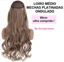 Magical Hair Extensor 80cm Liso e Ondulado
