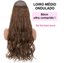 Magical Hair Extensor 80cm Liso e Ondulado