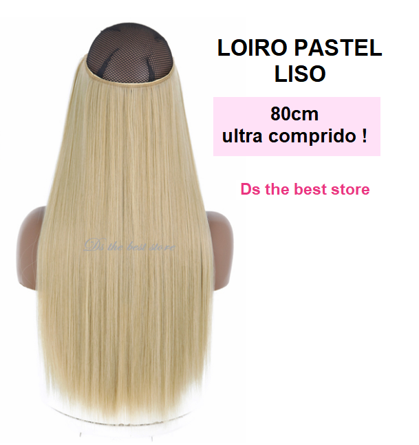 Magical Hair Extensor 80cm Liso e Ondulado