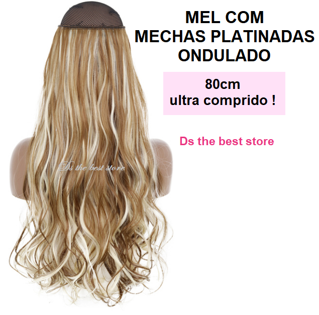 Magical Hair Extensor 80cm Liso e Ondulado