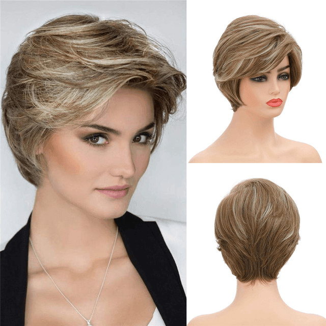 Peruca Feminina Curta Lisa Front Lace Premium Efeito Natural