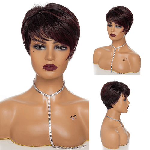 Peruca Feminina Curta Lisa Front Lace Premium Efeito Natural
