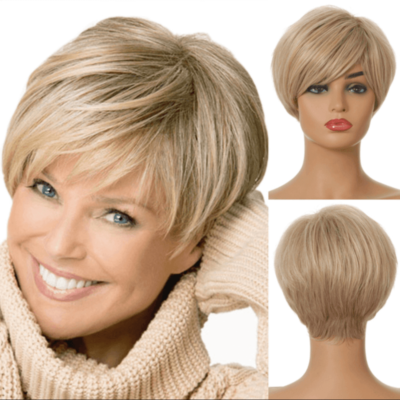 Peruca Feminina Curta Lisa Front Lace Premium Efeito Natural