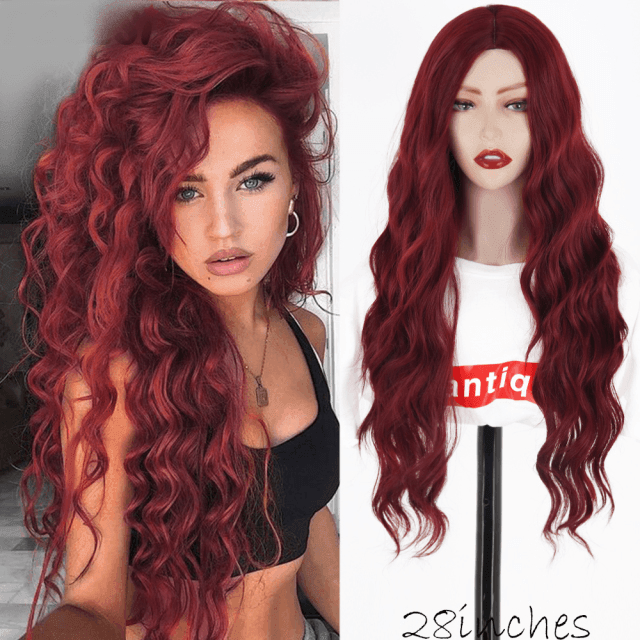 Peruca Lace Longa Ondulada Feminina Cabelo Natural